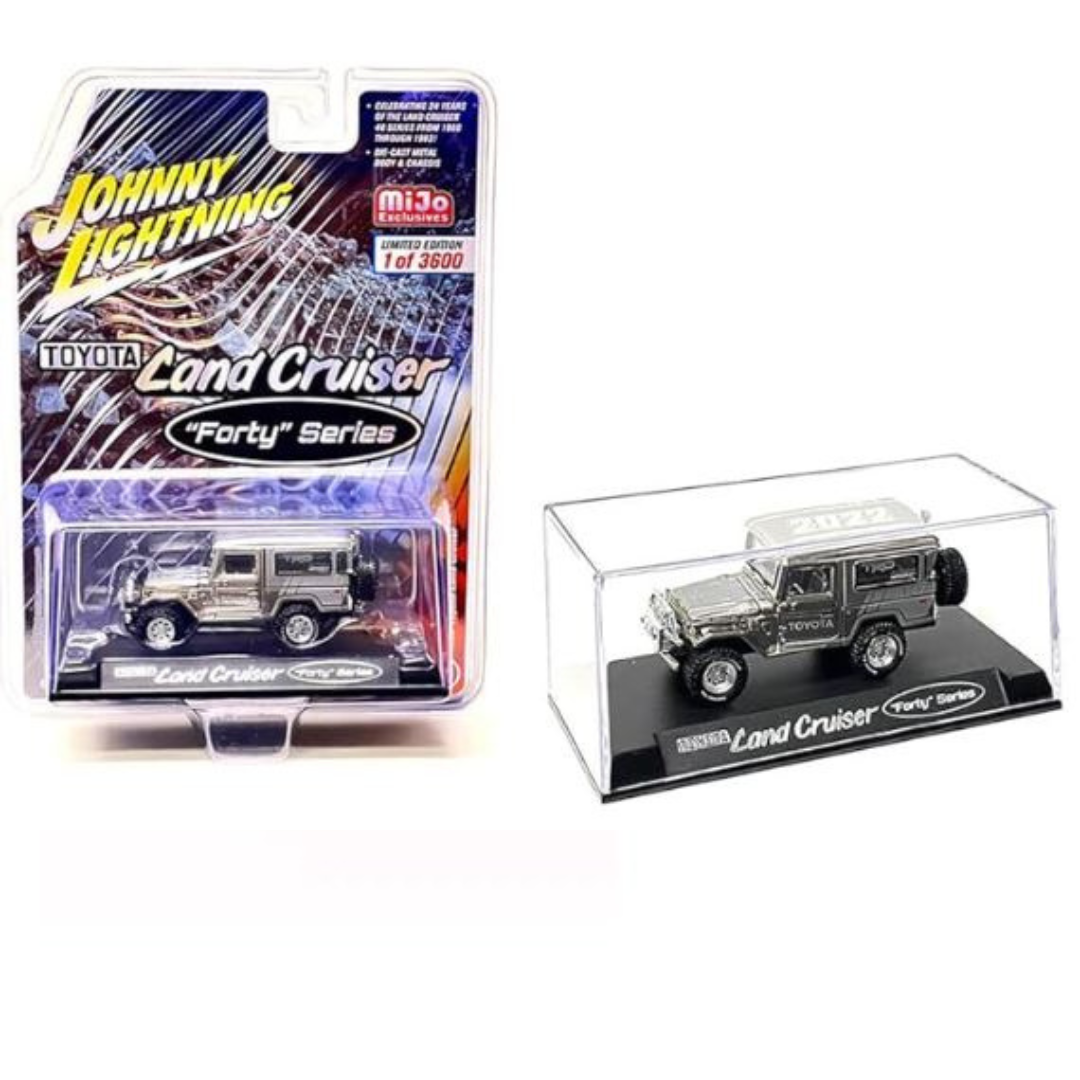 Johnny Lightning 1/64 Toyota Land Cruiser Forty Series, Cromado