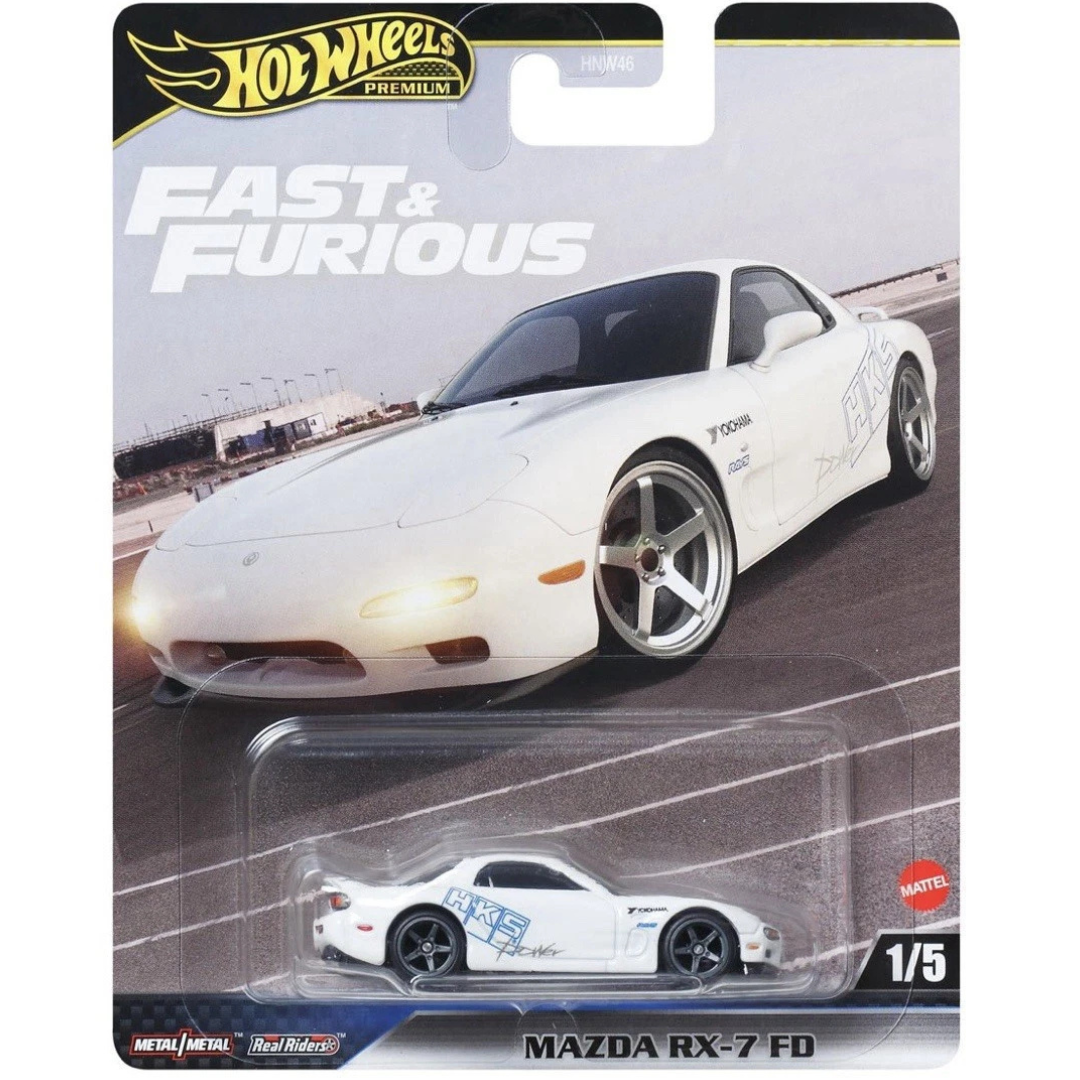 Hot Wheels Premium Mazda RX7 FD Fast and Furious