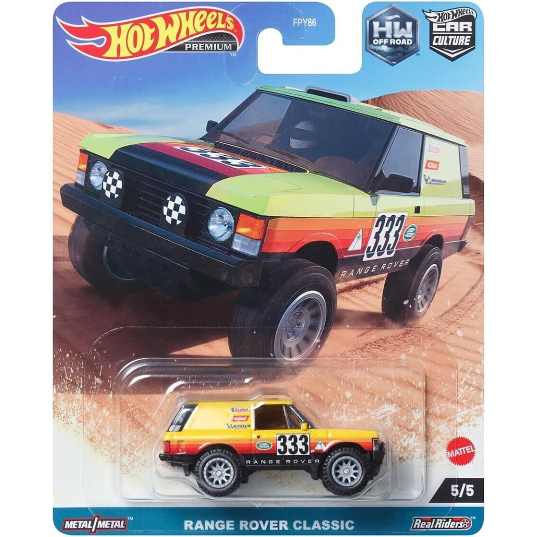 %%% Hot Wheels Premium Range Rover Classic Car Culture HW Offroad REF86-F