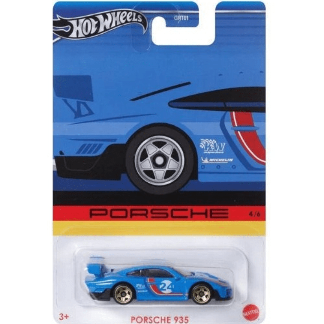 Hot Wheels Porsche 935 Básico Serie Silver Mattel - Garage23