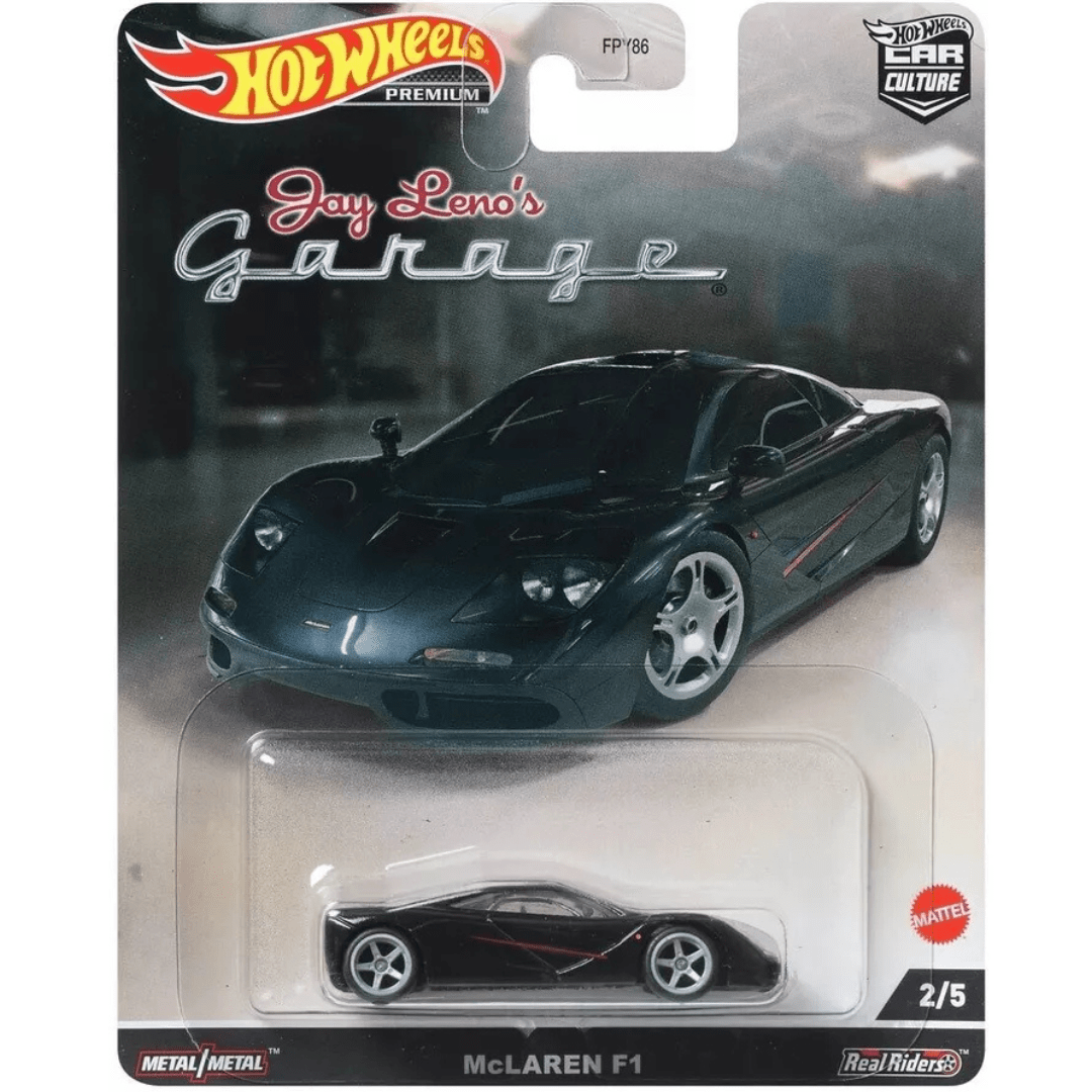 Hot Wheels Premium Mclaren F1 Jay Leno's Garage - Garage23