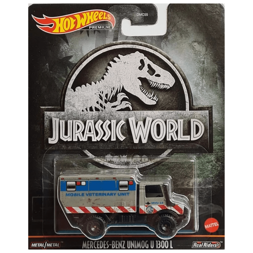 Hot Wheels Premium Mercedes Benz Unimog U 1300L *Jurassic World* - Garage23