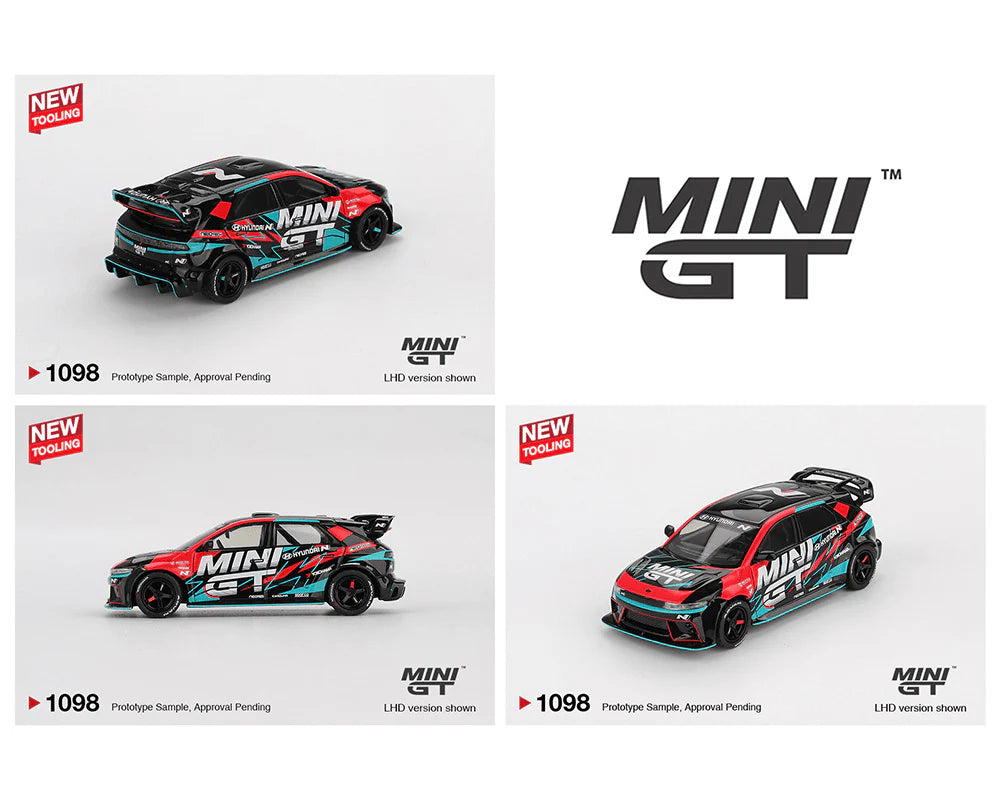 *** BLISTER *** MINIGT HYUNDAI IONIQ 5N MINI GT RS 01T TOKYO AUTO SALON 2025 # 1098