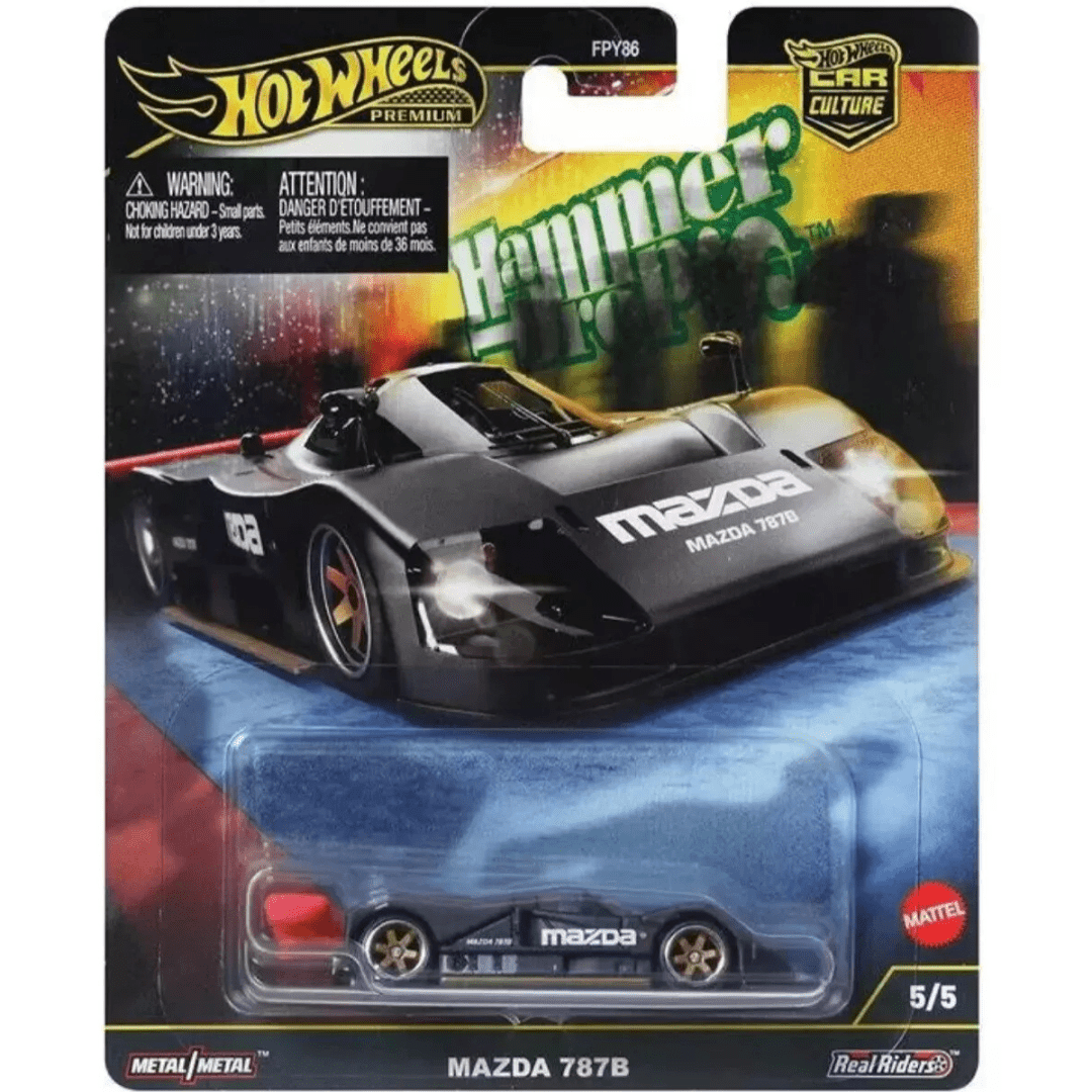 ***PREORDER*** LLEGADA FEBERO/MARZO*** Hot wheels Premium Mazda 787B *Hammer Drop*, black - Garage23