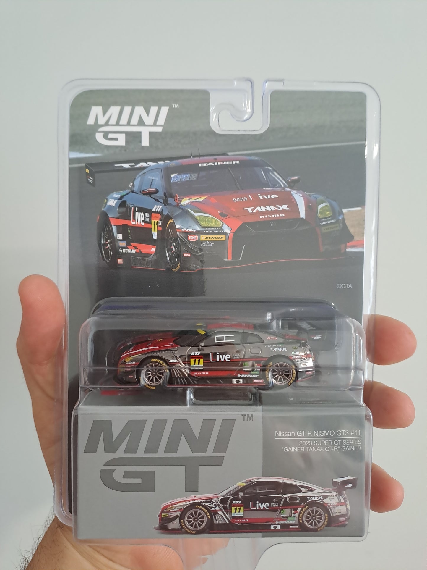 *** VERSION BLISTER *** MINI GT SUPER GT NISSAN GTR R35 NISMO GT3 #11 GAINER TANAX GT-R GAINER SUPER GT SERIES 2023 # 861