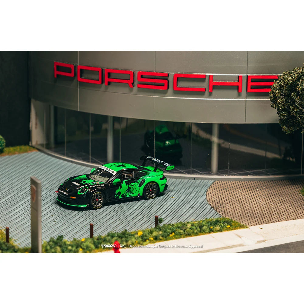 TARMAC WORKS HOBBY64 1/64- Porsche 911 GT3 Cup (992) Fire Monkey Motorsport T64-093-FMM