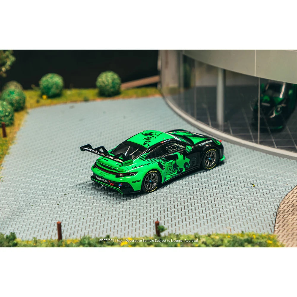 TARMAC WORKS HOBBY64 1/64- Porsche 911 GT3 Cup (992) Fire Monkey Motorsport T64-093-FMM