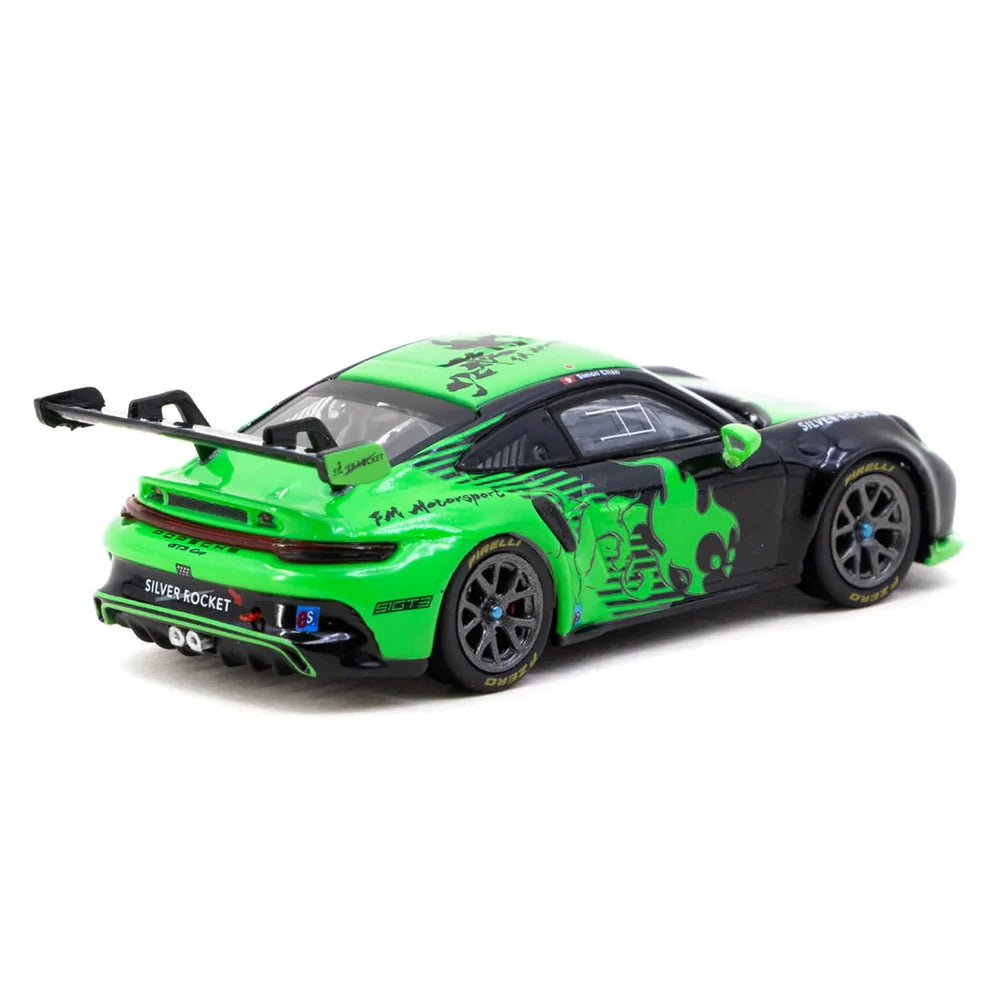 TARMAC WORKS HOBBY64 1/64- Porsche 911 GT3 Cup (992) Fire Monkey Motorsport T64-093-FMM