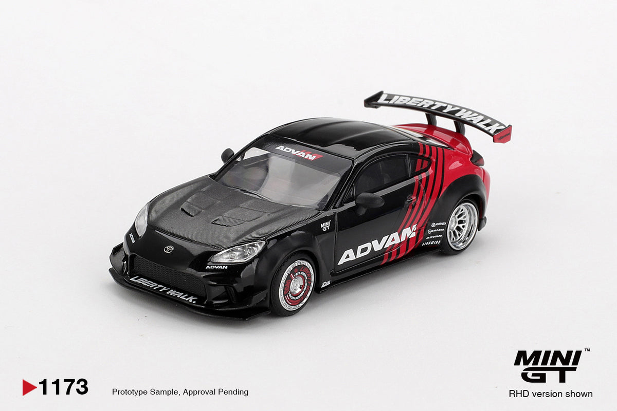 MINI GT Toyota GR86 LB ★ Nation Advan # 1173