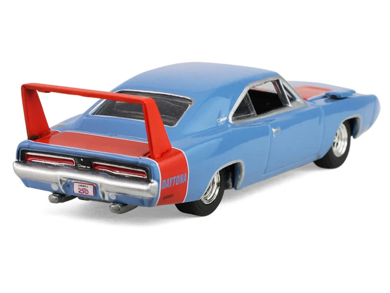 Greenlight 1/64 Dodge Charger Daytona de 1969 Edición " America 250 " Serie 18 colección Anniversary Collection