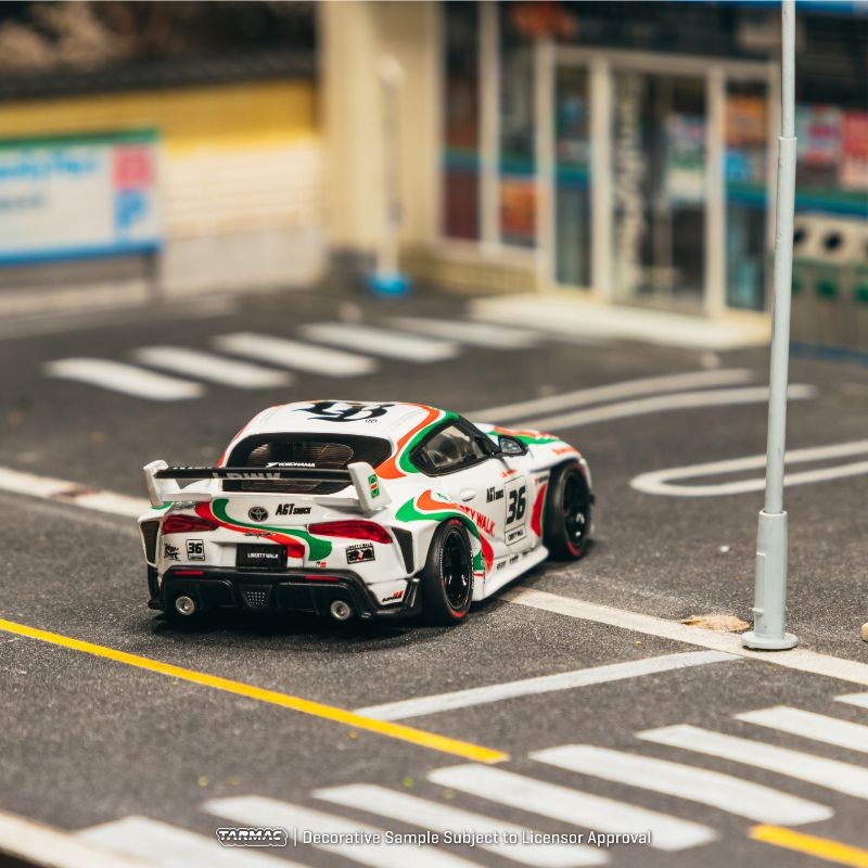 ***PREORDER *** LLEGADA APROXIMADA PRIMER TRIMESTRE 2027 *** TARMAC LB WORKS TOYOTA SUPRA (A90) White – Pure JDM aggression CASTROL