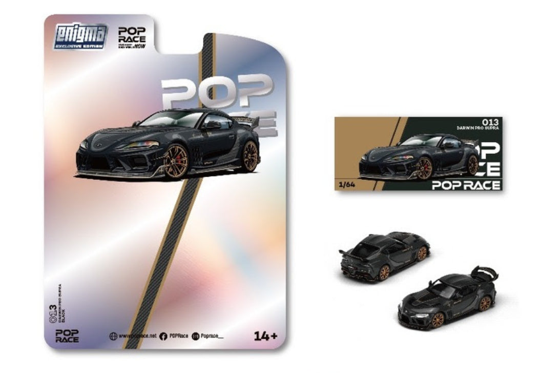 Pop Race Darwin Pro 66G NWB Supra A90 Midnight Black Enigma Exclusive # 13 PRE013 1.64