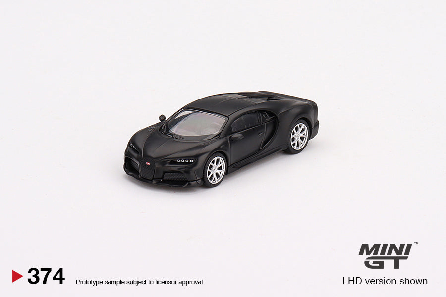 MINI GT Bugatti Chiron Super Sport 300+ Negro Mate # 374