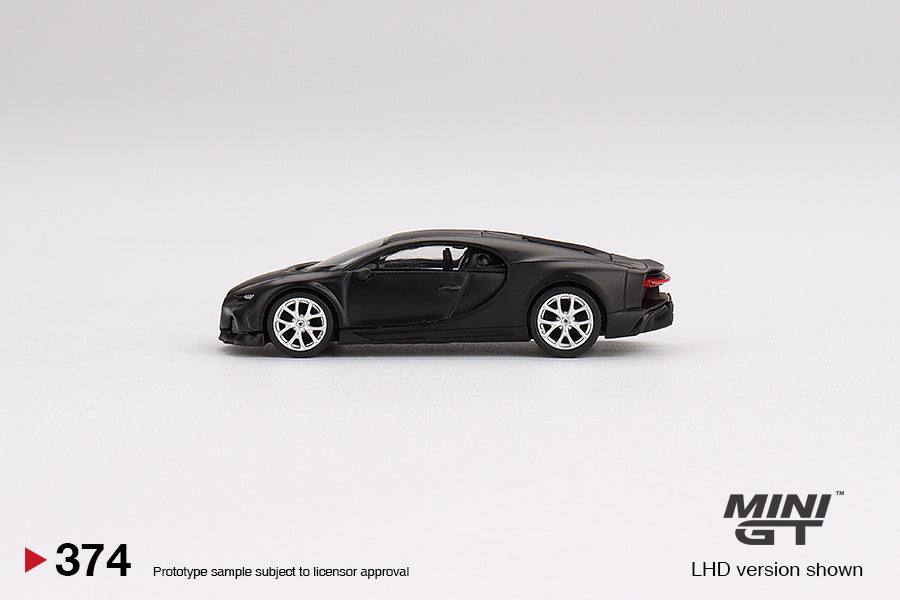 MINI GT Bugatti Chiron Super Sport 300+ Negro Mate # 374