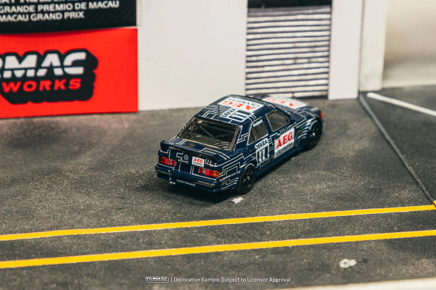 Tarmac Works 1.64 Mercedes Benz 190 E 2.5 16 EVO 1 DTM AEG 1989 Dany Snobeck T64G-057-89DTM11