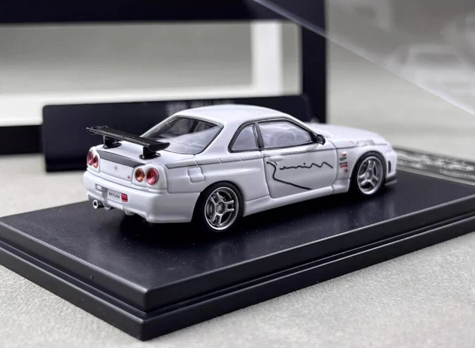 %%% My Model Collect Nissan Skyline R34 V Spec White 1.64 MMC640009G