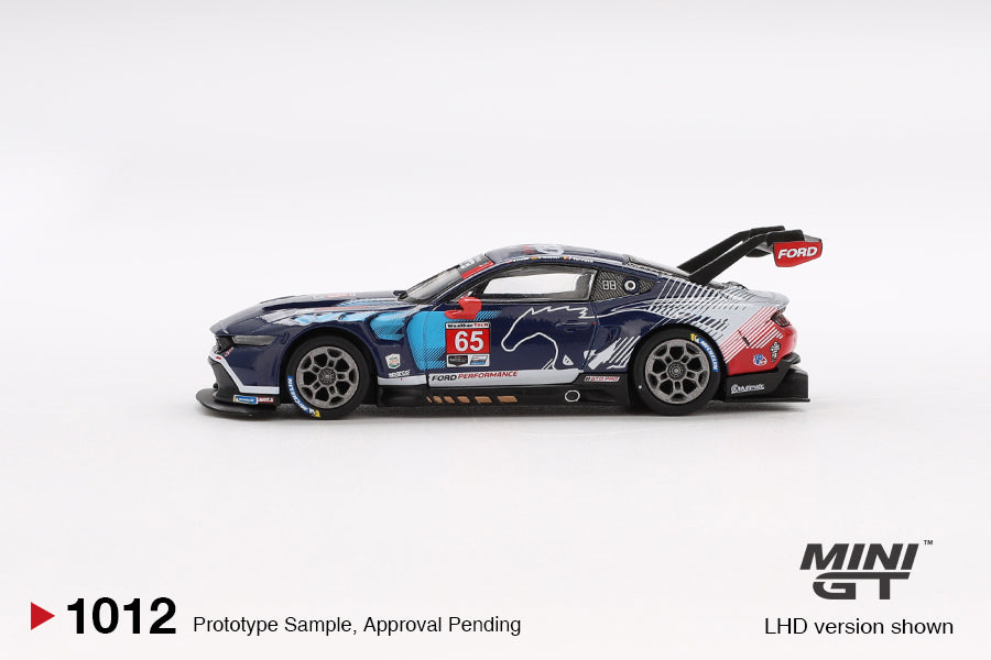 MINIGT FORD MUSTANG GT3 #65 FORD MULTIMATIC MOTORSPORTS DAYTONA 24 HRS 2024 # 1012