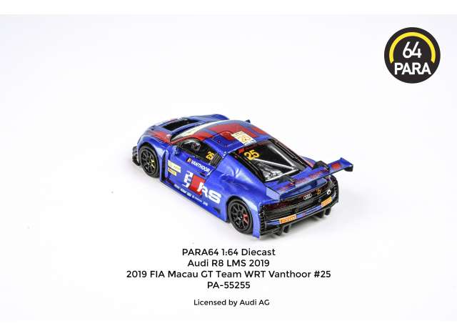 Para64 1/64 2019 Audi R8 LMS EVO #25 FIA Macau WRT van Thoor pa55255