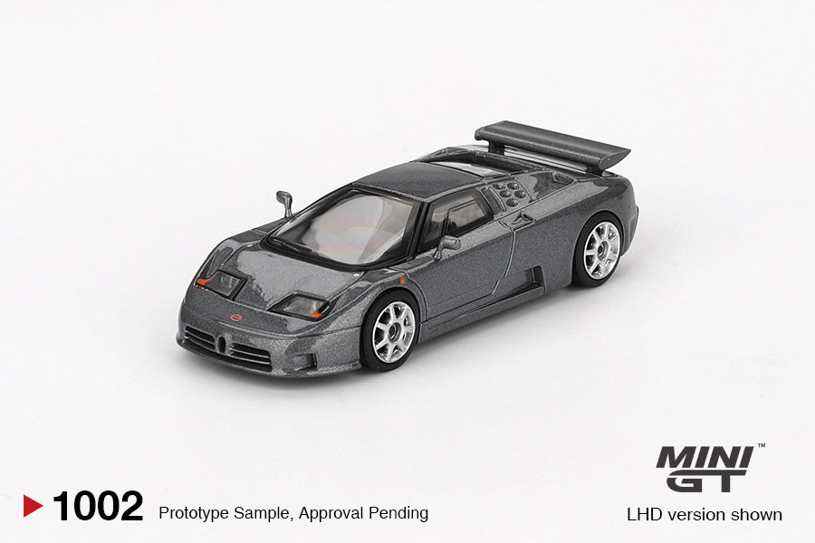 MINI GT 1995 Bugatti EB110 Super Sport Grigio scuro # 1002