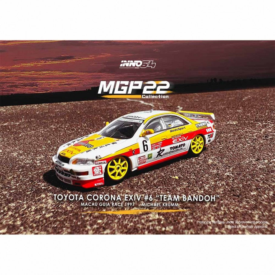 INNO64 Toyota Corona EXIV #6 Team Bandoh Macau 1.64