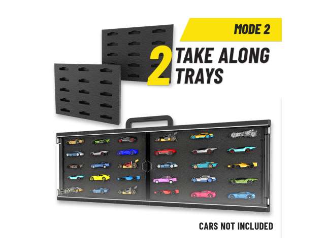 Maletin Organizador Estanteria Hot Wheels  Para Premium y Basicos - Collector Case 40 Coches HWCC23
