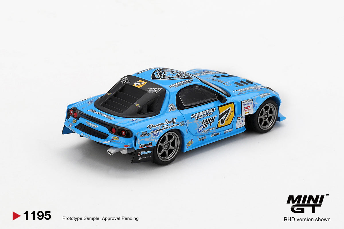 MINI GT MAZDA RX7 D1GP  FD3S RE AMEMIYA 2025 # 1195