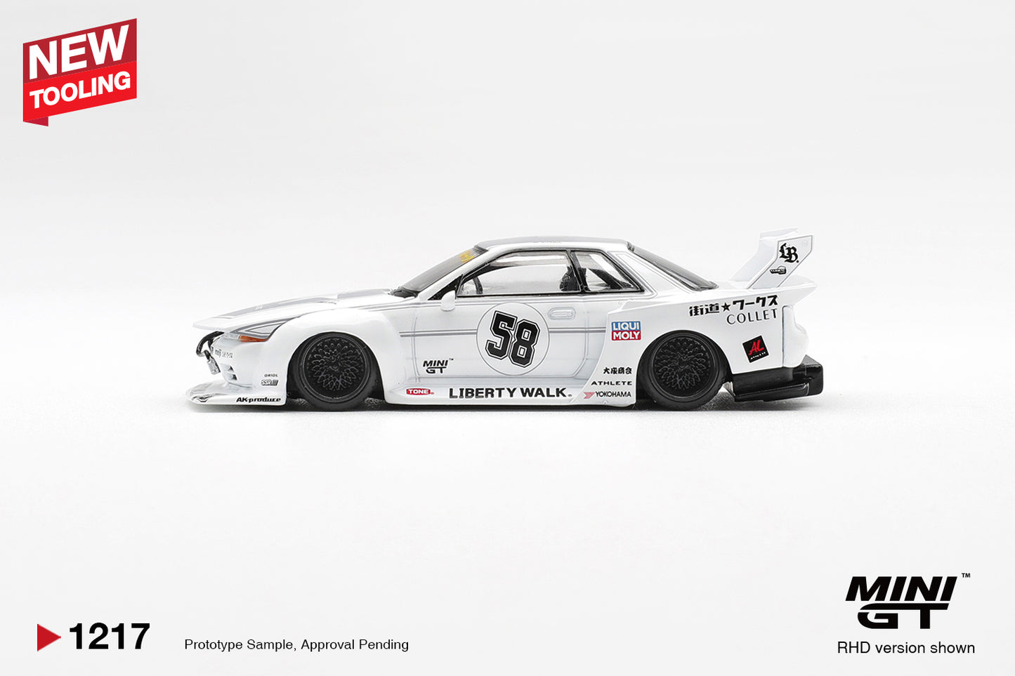 MINI GT 1:64 NISSAN GTR R32 LB KAIDO WORKS TAS 2025 # 1217
