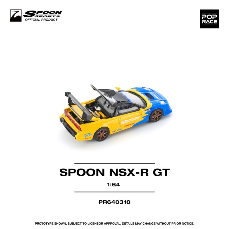 Pop Race Spoon NSX R GT Yellow / Blue # 310