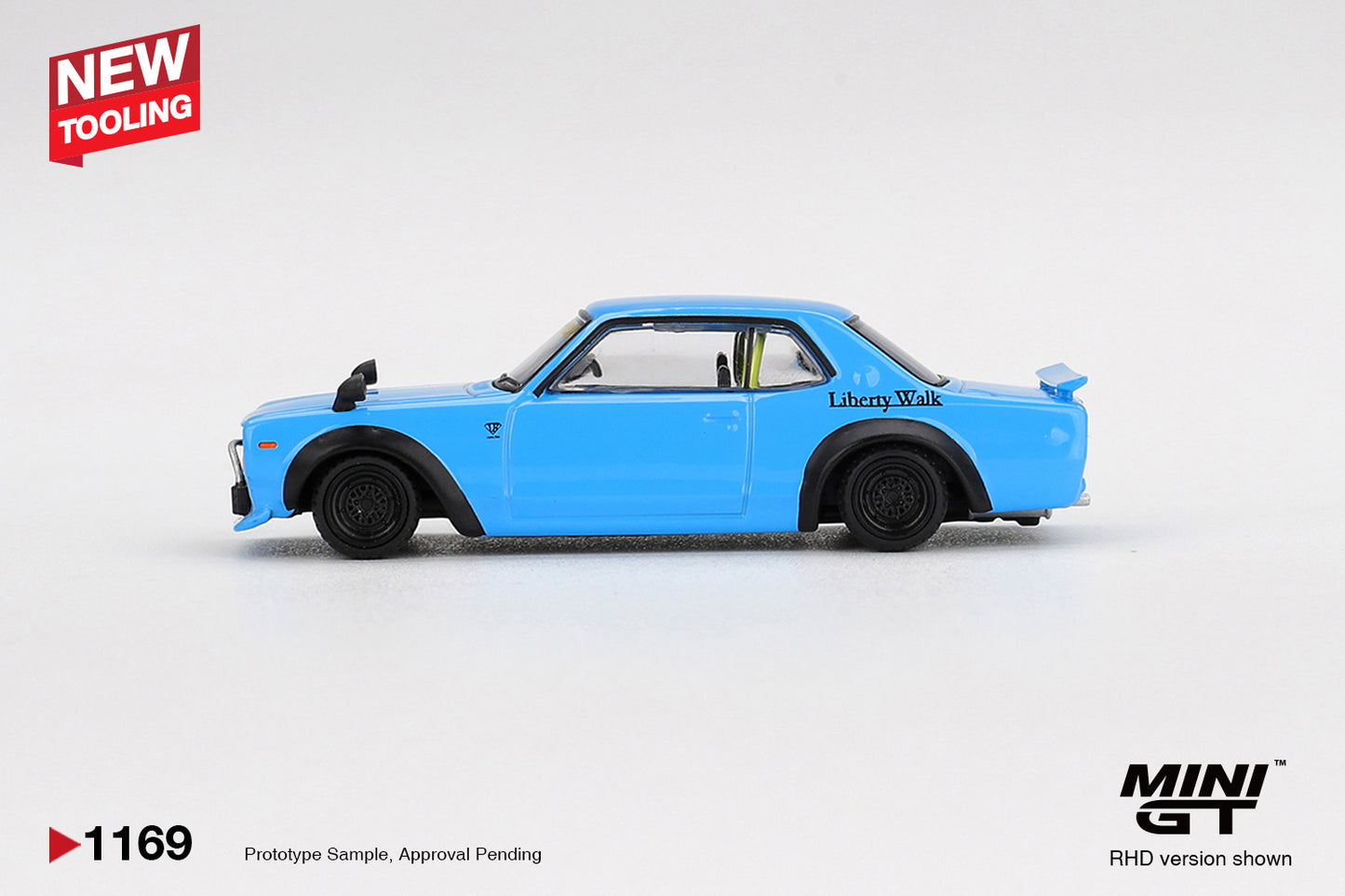 MINI GT Nissan LB ★ Works HAKOSUKA Baby Blue # 1169