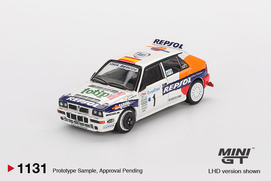MINI GT LANCIA DELTA INTEGRALE EVOLUZIONE #1 RALLY MONTE CARLO 1993 # 1131 (Blister)