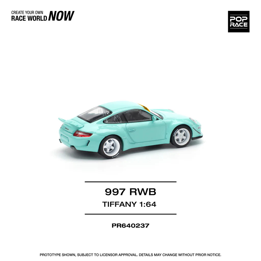 Pop Race Porsche RWB 997 Tiffany blue # 237  1.64