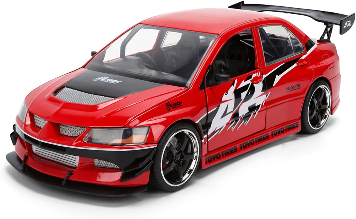 ***LLEGADA 25 DE SEPTIEMBRE 2026 *** 1/24 Jada 2006 Mitsubishi Lancer 25º Aniversario Fast And Furious