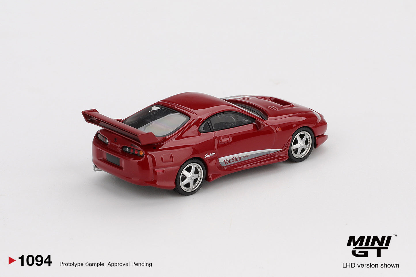 MINI GT 1:64 TOYOTA SUPRA MK4 A80 VEILSIDE COMBAT V-I RED 1994 # 1094