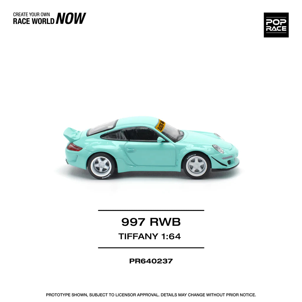 Pop Race Porsche RWB 997 Tiffany blue # 237  1.64