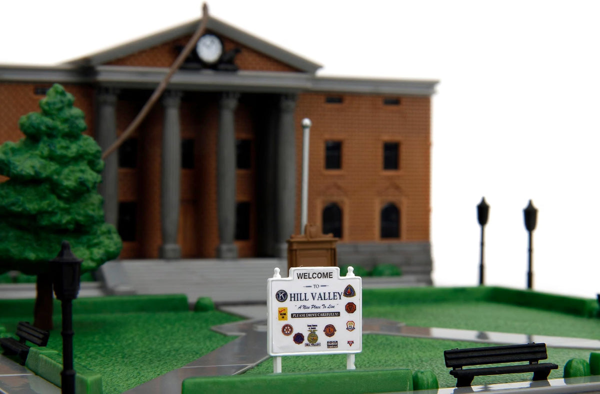 Jada Nano Diorama Back to the Future Clock Tower Nano Scene Nano coches de metal.