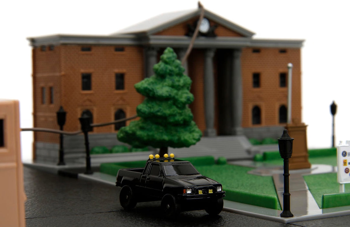 Jada Nano Diorama Back to the Future Clock Tower Nano Scene Nano coches de metal.
