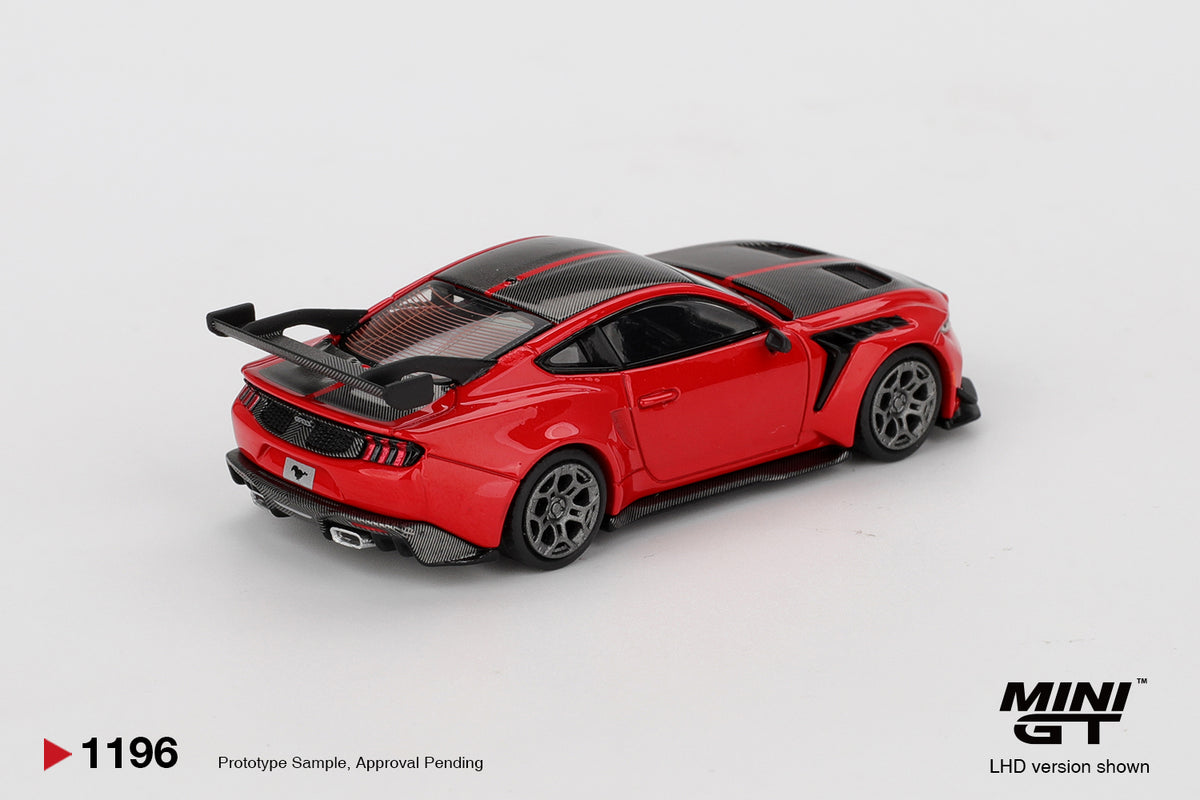 *** LLEGADA FINALES DE SEPTIEMBRE 2026 ***  MINI GT FORD MUSTANG GTD RACE RED 2025 # 1196