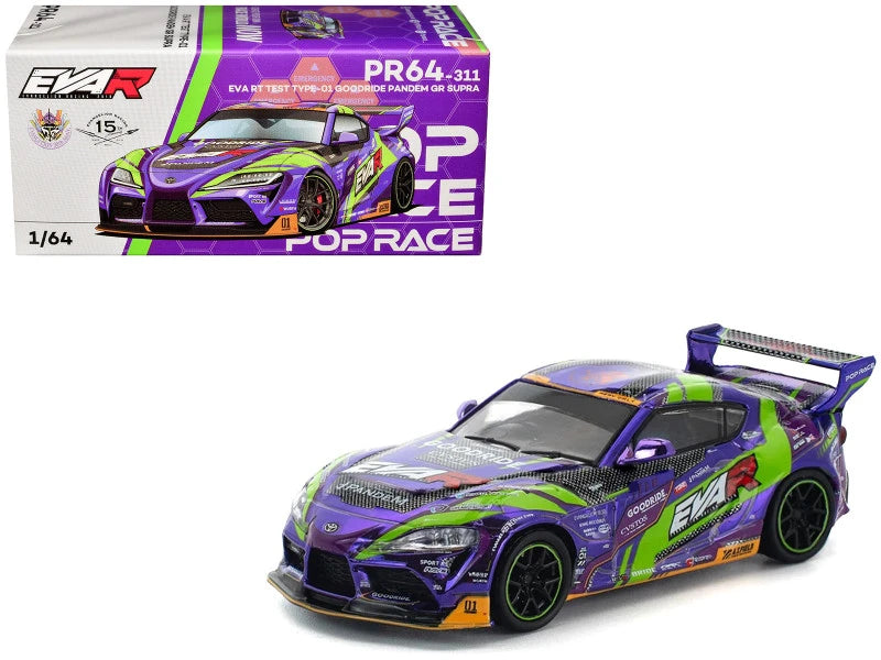 Pop Race Pandem GR Supra Eva RT Test Type-01 Goodride # 311 PR640311