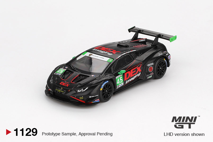 *** EN CAMINO *** MINI GT LAMBORGHINI HURACAN GT3 EVO 2 #45 DEX IMAGING DAYTONA 24 HRS 2024 # 1129