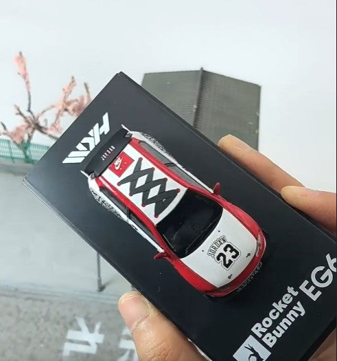 My Model Collect Honda Civic EG6 NIKE Con Figura Oso ** Pieza Especial Michael Jordan ¨Chicago¨