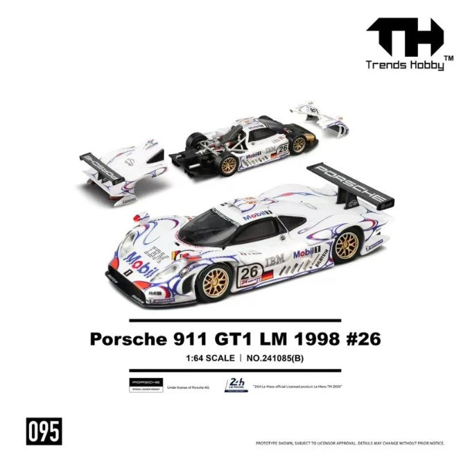 Trends Hobby 1.64  Porsche 911 GT1 LM #26 1998  TH241085 - Desmontable TH241085