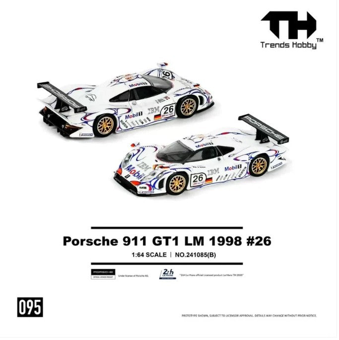 Trends Hobby 1.64  Porsche 911 GT1 LM #26 1998  TH241085 - Desmontable TH241085