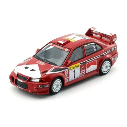 BM Creations 1/64 1999 Mitsubishi Lancer EVO VI #1 Campeón Rally Montecarlo