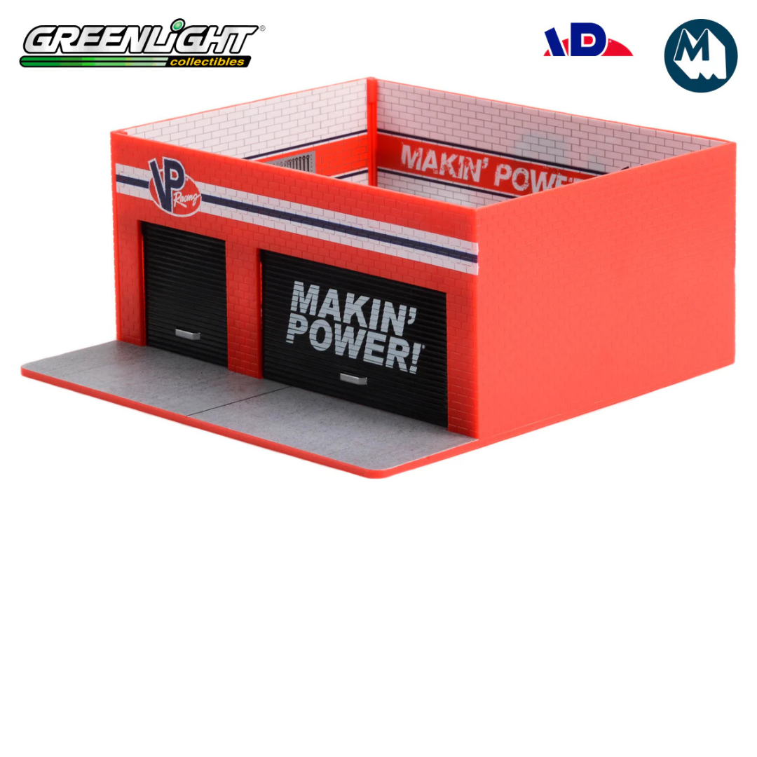 Greenlight Diorama Taller de fin de semana - Taller VP Racing Fuels (Serie 10) 1/64