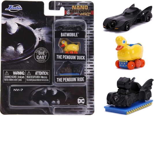 Jada Nano Pack 3 Batman Return A Nano Hollywood Rides Batmobile The Penguin Ride