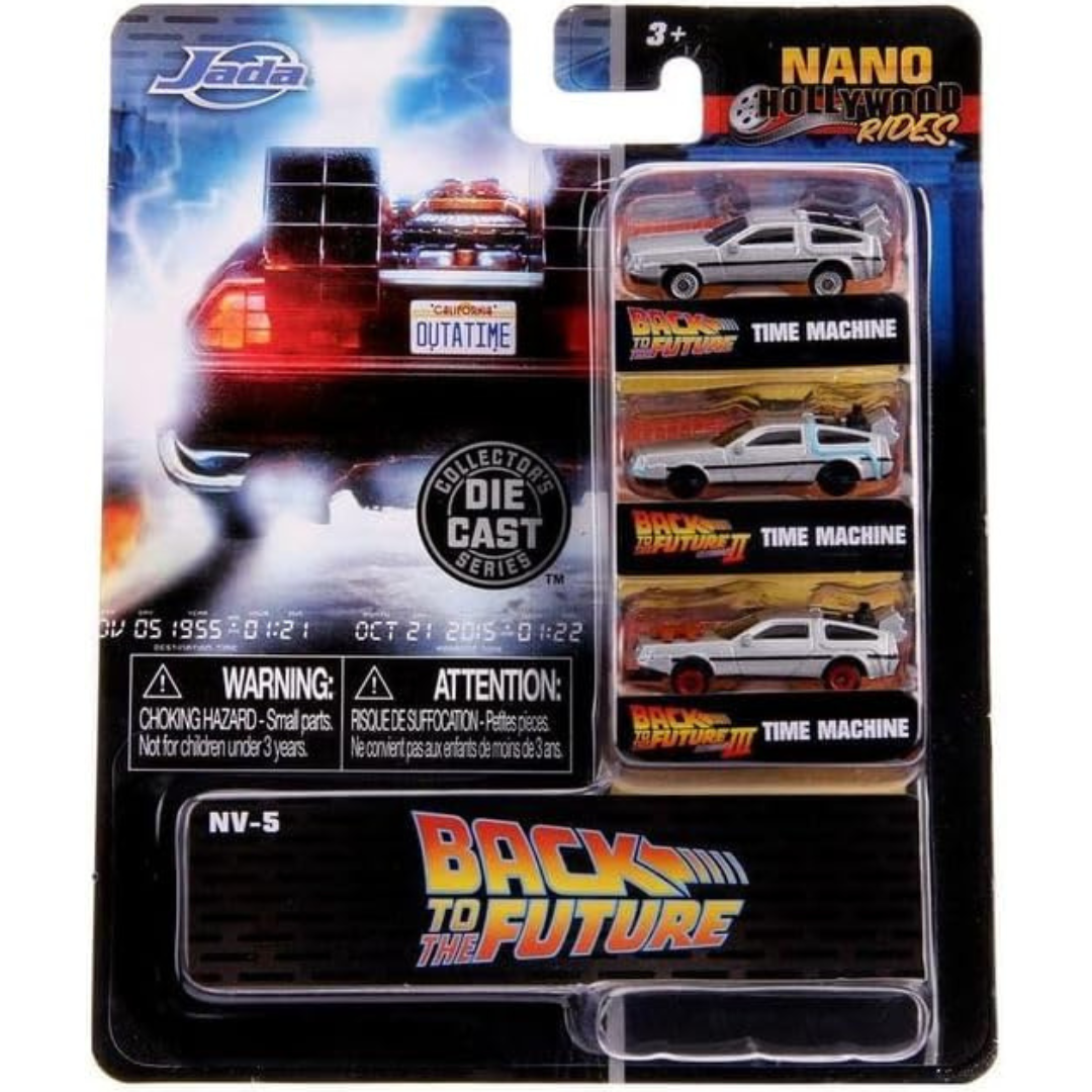 Jada Nano Pack 3 Back to the Future Nano Hollywood Rides