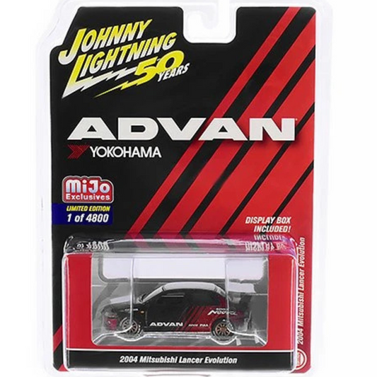 Johnny Lightning Mitsubishi Lancer Evolution 2004 Advan Yokohama 1/64