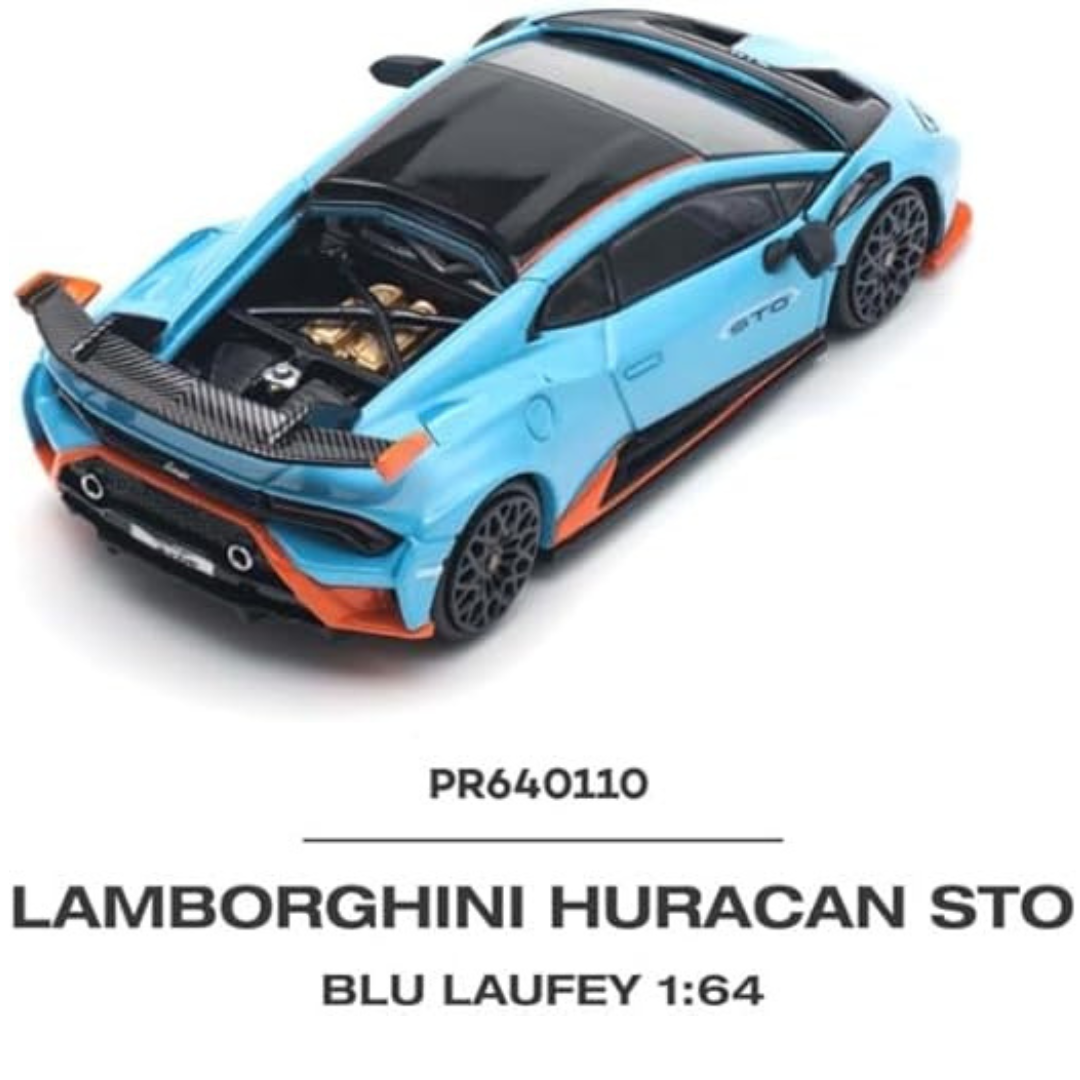 POP RACE Lamborghini Huracan Sto Blue  Laufey/Arancio Xantos *** Desmontable