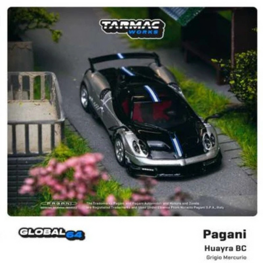 Tarmac Works Pagani Huayra BC Grigio Mercurio 1/64