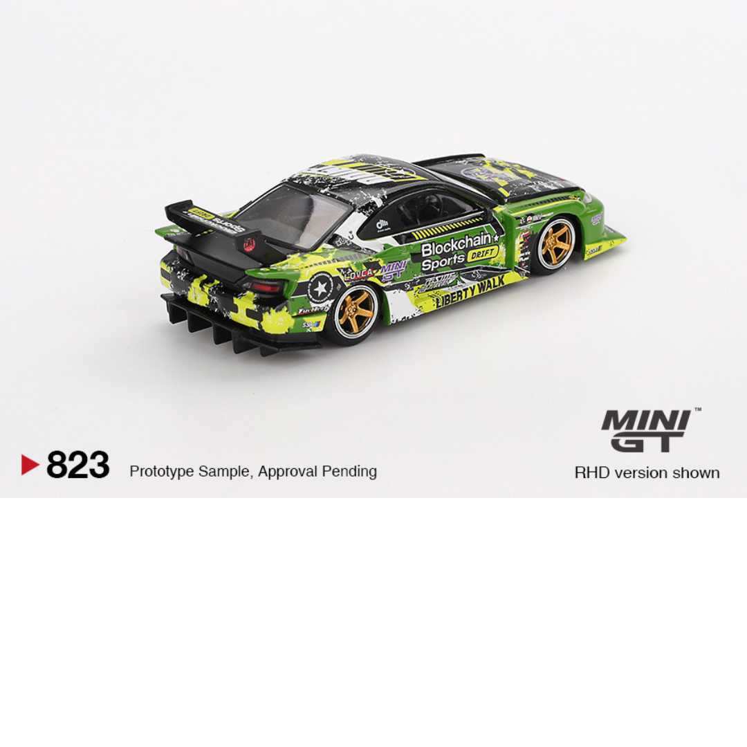 MINI GT NISSAN SILVIA S15 LB SUPER SILHOUETTE #555 V2 FORMULA DRIFT JAPAN 2024 # 823